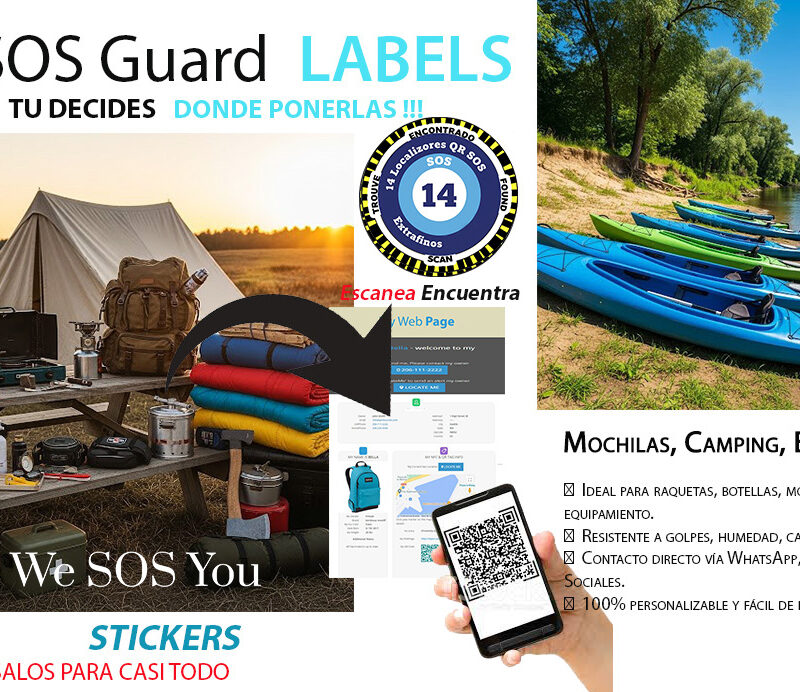 ETIQUETAS LOCALIZADORAS DE EMERGENCIA