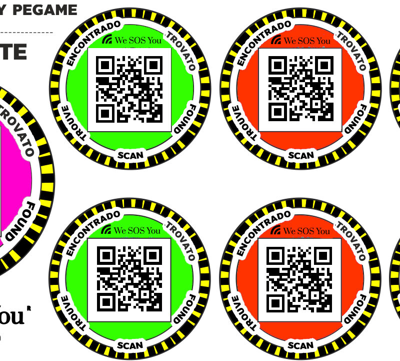 ETIQUETAS LOCALIZADORAS DE EMERGENCIA