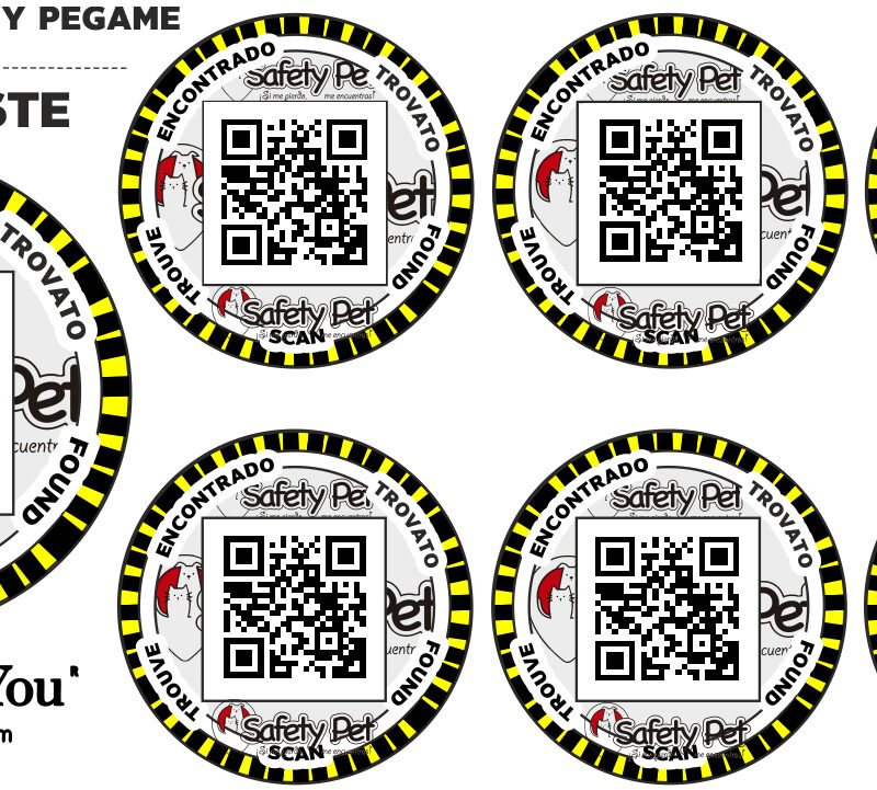 ETIQUETAS LOCALIZADORAS DE EMERGENCIA