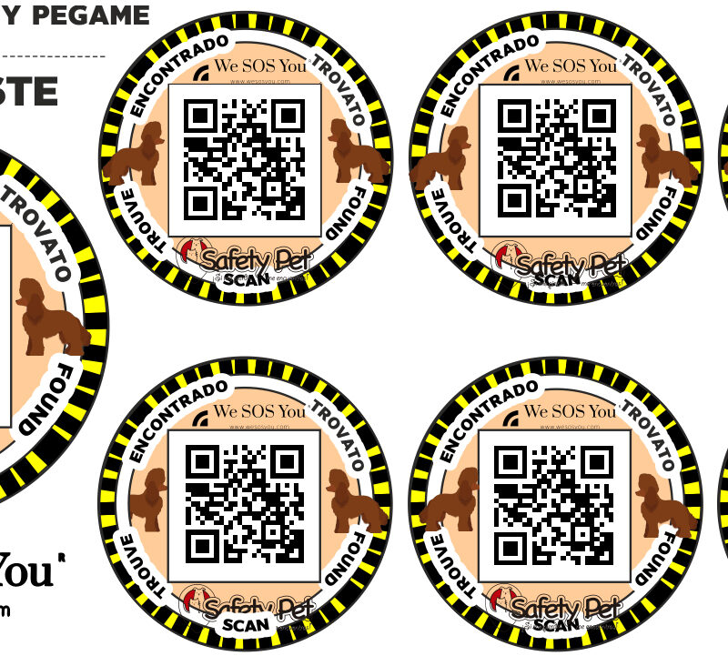 ETIQUETAS LOCALIZADORAS DE EMERGENCIA