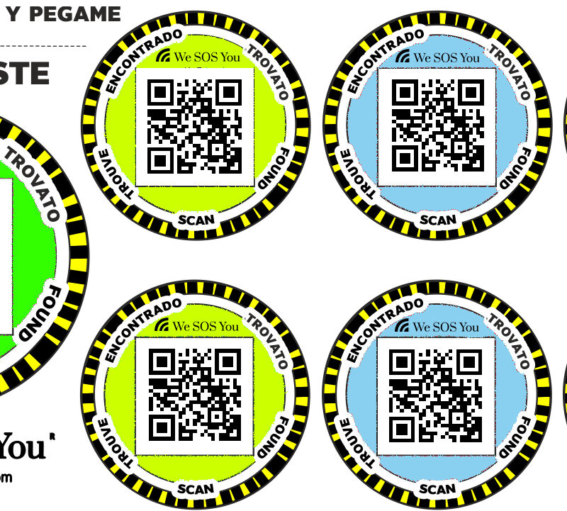 ETIQUETAS LOCALIZADORAS DE EMERGENCIA