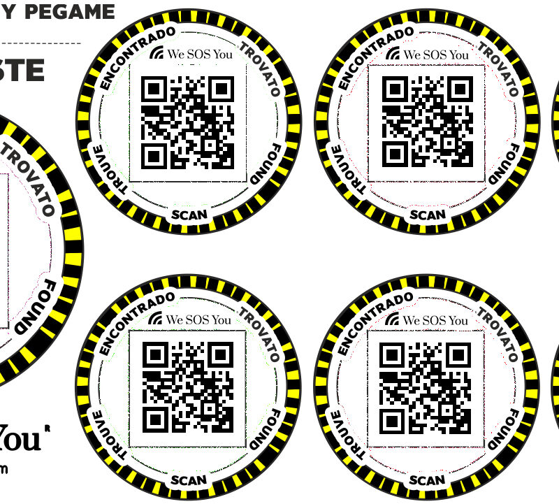 ETIQUETAS DE EMERGENCIA LOCALIZADORAS