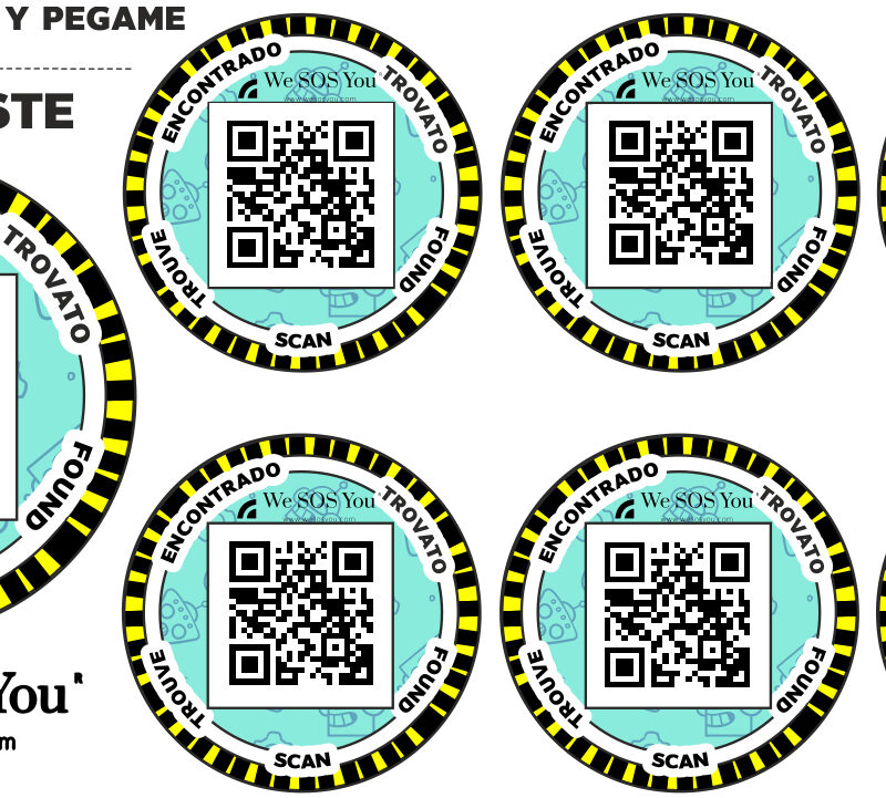 ETIQUETAS DE EMERGENCIA LOCALIZADORAS