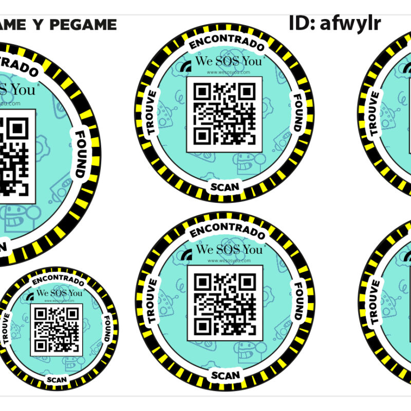 etiquetas para localizar objetos