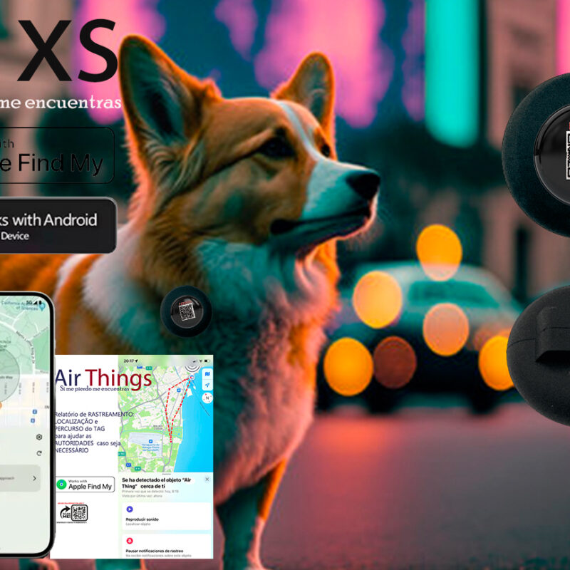 AIR FIND XS. MINI LOCALIZADOR PARA ANIMAIS DE ESTIMAÇÃO