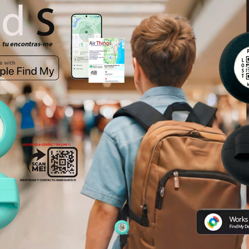 AIR FIND S. Localizador para crianças com GPS