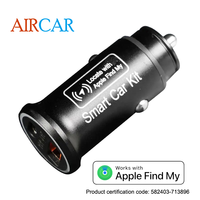 AIR CAR Tag localizador GPS antirroubo para automóveis, compatível com o Apple Find My