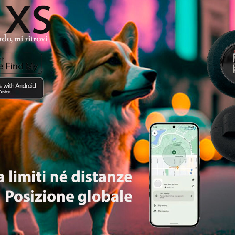 AIR FIND XS. MINI LOCALIZZATORE PER ANIMALI DOMESTICI
