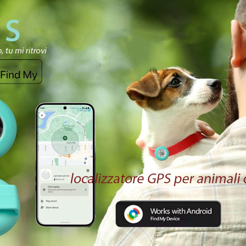 SAFETY PET AIR S. TAG LOCALIZZATORE CON GPS PER CANI DI TAGLIA PICCOLA