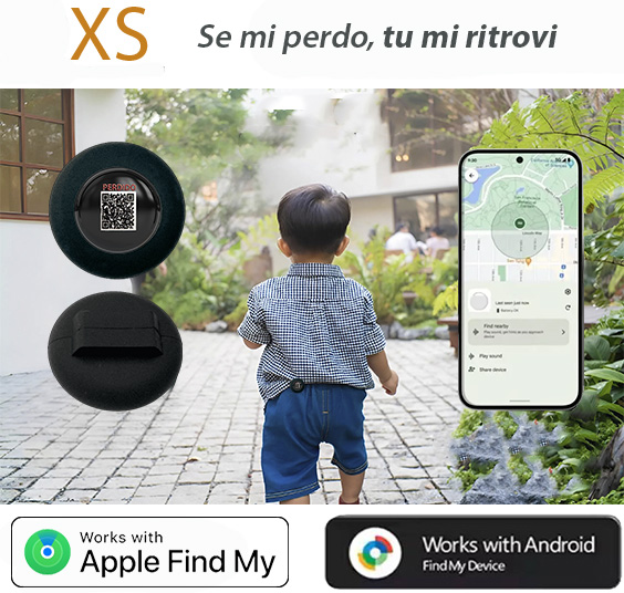 AIR FIND XS. MINI LOCALIZZATORE CON GPS PER BAMBINI